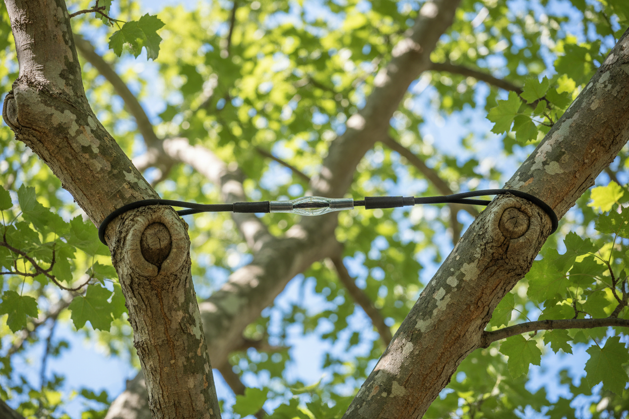 Soins aux arbres et Haubanage à Martigues : Sécurisez votre patrimoine